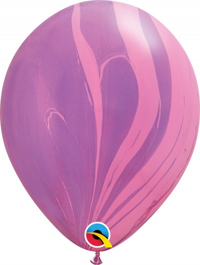 Super Agate 11" Pink Violet 25Ct