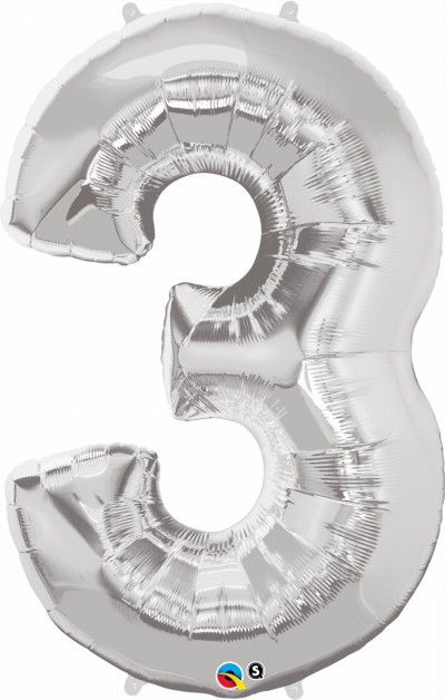 Qualatex SuperShape 3 Silver