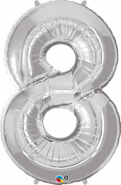 Qualatex SuperShape 8 Silver