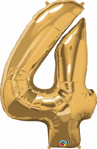 Qualatex SuperShape 4 Metallic Gold