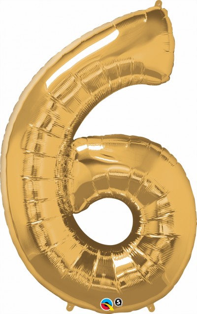 Qualatex SuperShape 6 Metallic Gold