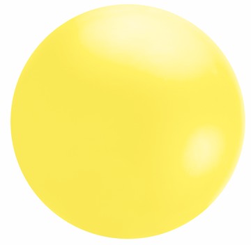 4' Yellow Chloroprene Cloudbuster Balloon