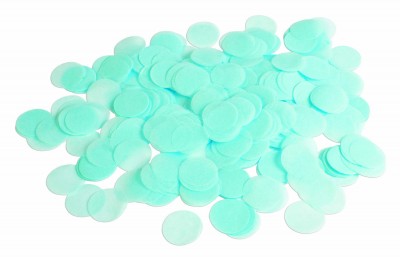 0.8oz Paper Confetti Dots Light Blue