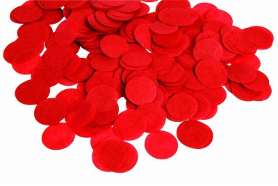 0.8oz Paper Confetti Dots Red