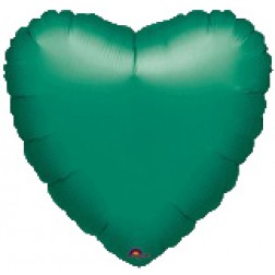 Standard Heart Metallic Green