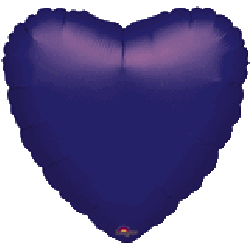 Standard Heart Metallic Purple