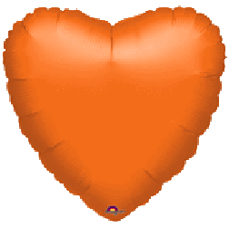 Standard Heart Metallic Orange