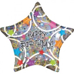 Jumbo Happy Birthday Stars 