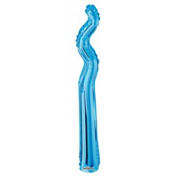 AirFilled 14" SC Kurly Zig Zag Turquoise Blue