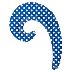 AirFilled 14" SC Kurly Wave Royal Blue Dots