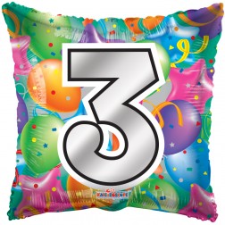 18" SP: PR NUMBER 3 SQUARE
