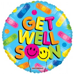 18" SP: PR GW BALLOON SMILIES GB
