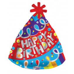 18" SP: PR HB PARTY HAT SHAPE