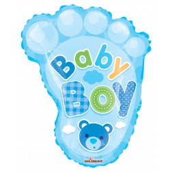 20" SP: PR BABY BOY FOOT SHAPE GB