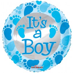 9" SV BABY BLUE FOOT PRINTS