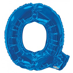  34" SP: Royal Blue Shape Letter Q