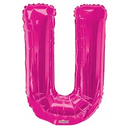  34" SP: Hot Pink Shape Letter U