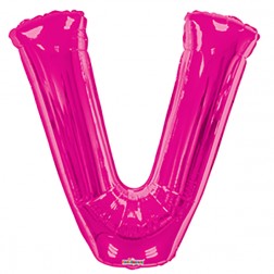  34" SP: Hot Pink Shape Letter V