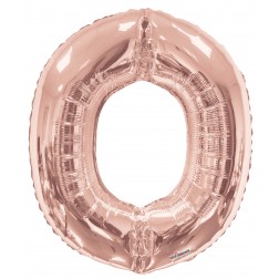  34" SP: Rose Gold Shape Letter O