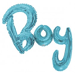 72" Assortment Blue Boy Script