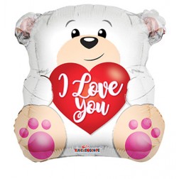 18" SP: PR Love Polar Bear Shape