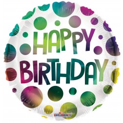 17" SP: PR Birthday Dots Multicolor