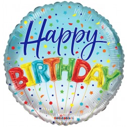 18" SP: PR Bday Balloons