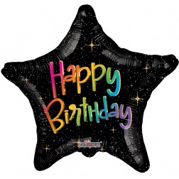 18" SP: PR Bday Multicolor Star