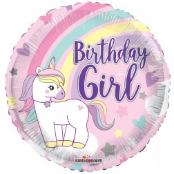 18" SP: PR Birthday Girl Unicorn