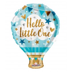 18" SP: PR Hello Little One Blue Balloon