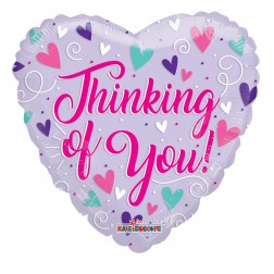 18" SP: PR Thinking Of You Hearts Gellibean