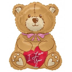 36" PR ILY Bear with Bow