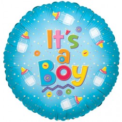18" SP: SV It's A Boy Baby Bottle