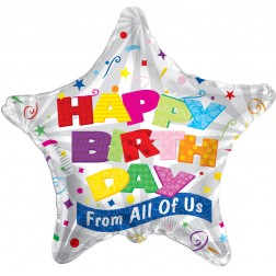 18" SP: Big Letters Birthday