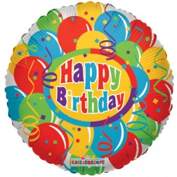 18" SP: SV Balloons & Confetti Happy Birthday