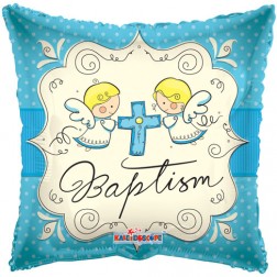 18" SP: Cute Angels Baptism Boy