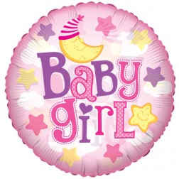 09" Baby Girl Moon Clear View