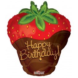 18" SP: Strawberry Birthday Shape