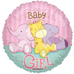 18" SP: SV Baby Girl Jungle Animals