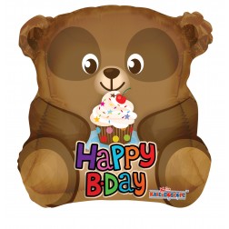 18" SP: CUTE BEAR WITH CUPCAKE SHAPE