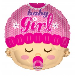 18" SP: BABY GIRL HEAD SHAPE