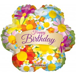 9" SV HB FLOWERS WITH BANNER