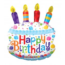 14" BIRTHDAY CAKE MINI SHAPE