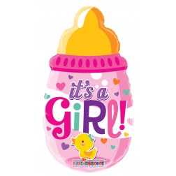 14" BABY BOTTLE GIRL MINI SHAPE