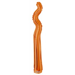 Airfilled 14" SC Kurly Zig Zag Orange