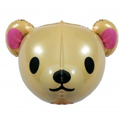 24" 3D Teddy Bear Brown