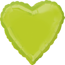  Kiwi Green Decorator Heart