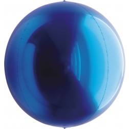 10" Metallic Blue Balloon Ball