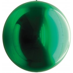 7" Metallic Green Balloon Ball