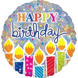 Jumbo Shimmer Birthday Candles